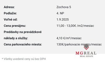 Reprezentatívne kancelárske priestory 90,73m2, Zochova ul., - 8
