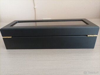 Krabička na hodinky [čierno–hnedá] - 8