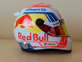 Predám Max Verstappen 2023 Red Bull F1 mini prilba 1:2 - 8