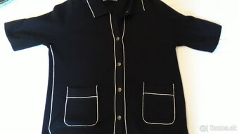 dámsky kardigan čierny - S - 8