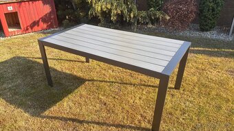 Hliníkový záhradný stôl 176x90 - 8