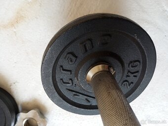 Nakladacie liatinové jednorúčky 3 x 10 kg - NOVÉ - 8