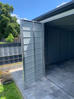 Záhradný domček TOOL SHED 3×3 m – RAL9002 / RAL7016 - 8