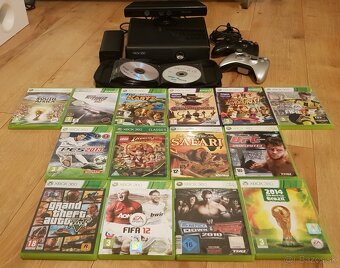 Predam Xbox 360 250GB Slim,Kinect,2x joypad a 36 hier - 8