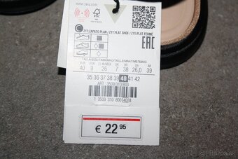 ZARA pohodlne cierne topanky s volnou pätou - 8
