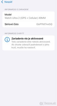 Apple Watch Ultra 2 49mm Cellular - nove, rok záruka - 8
