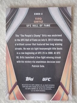 UFC TOPPS CHROME 2024 - 8