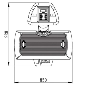 Profesionálna vibračná plošina DKN XG10 - 8