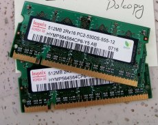 RAM na notebook 512MB, 1GB, 2GB DDR2 (533/667MHz/800Mhz) - 8