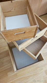 pevne drevene bednicky/boxy, 4ks - 8