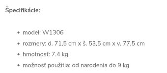 Detské hojdacie kreslo  2v1 - 8