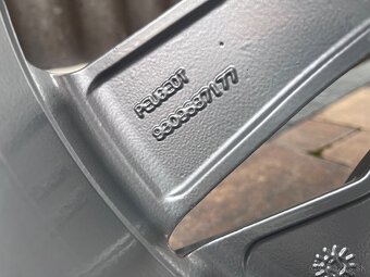 Orig. hliníkové disky Peugeot R17, 5x108 - 8
