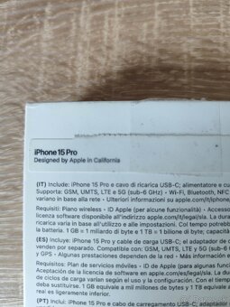 Iphone 15 Pro 256 GB black titanium - 8