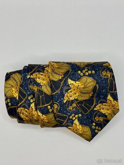 Pánska luxusná kravata so šatkou do saka LANVIN - 8