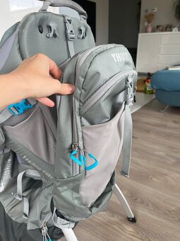 Detský turistický nosič Thule Sapling Elite + pršiplášť - 8