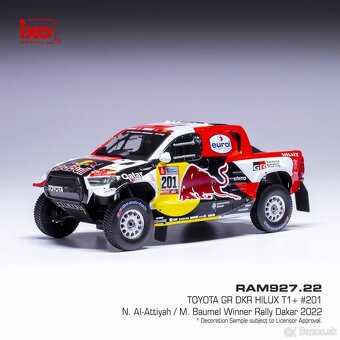 Modely Toyota GR DKR Hilux - Dakar 1:43 IXO - 8