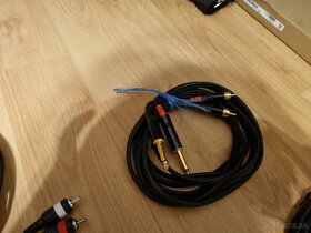Predám kvalitne audio káble 4.5m (jack, xlr3, cinch) - 8