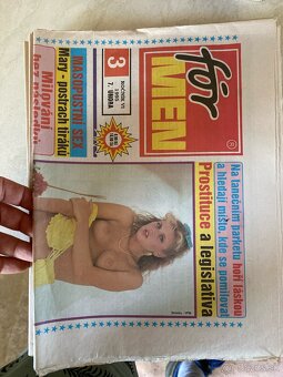 Erotické noviny Fór Men Nei časopisy 32ks zbierka 90te roky - 8