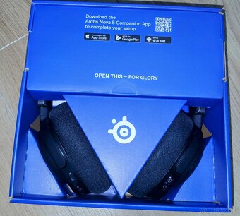 Slúchadlá steelseries arctis nova 5P wireless - 8