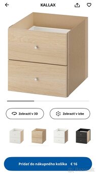 Ikea kallax s vložkami - 8