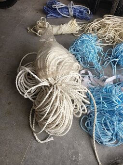 Predám laná , pevné aj tenšie , lacno - 8