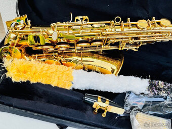 Predám nový Es- Alt saxofón LANG Music instrument - 8