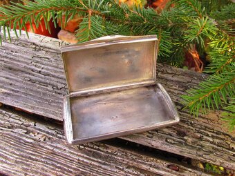 Krásna stará strieborná tabatierka - Viedeň 1865 - 8