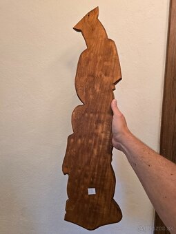 Drevená socha pastier a dievča - 8