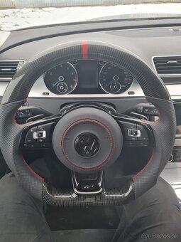VOLANT VOLKSWAGEN R RLINE GTD GTI - KOZA / KARBÓN - 8