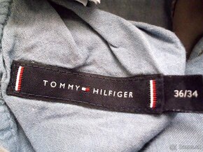 Tommy Hilfiger pánske chino nohavice sivé L 36/34 - 8