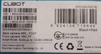 Cubot KingKong 8 6/256GB - 8