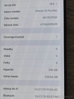 Iphone 15 Pro Max 256GB blue titanium - 8