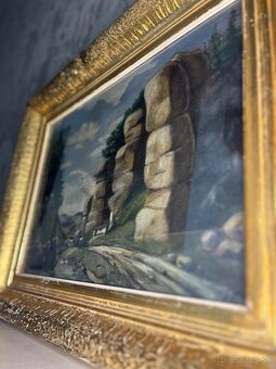 Neznámy stredoeurópsky maliar (19. storočie) – Romantická kr - 8