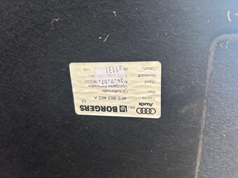 Audi a6c6 sedan/avant pláto/koberčeky kufra - 8