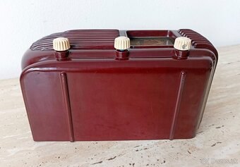 Art Deco starožitné rádio Talisman, krásný stav, funkční - 8