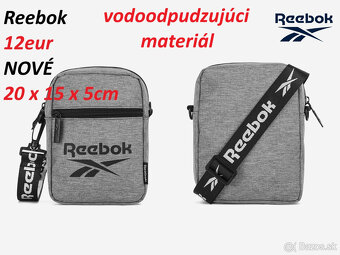 Ruksak Cropp, Taška na plece Reebok, Nákupná džínsová taška - 8