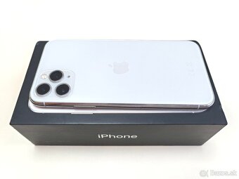 APPLE IPHONE 11 PRO SILVER,BATERKA 100% - 8