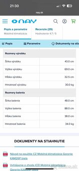 Prenosná klimatizácia Gorenje - 8