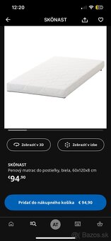Postielka IKEA Sniglar + matrac Skonast - 8