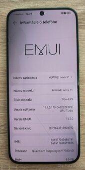 Huawei Nova 11 8GB/256GB Dual sim - 8