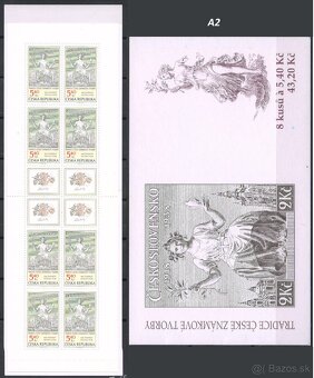 Poštové známky, filatelia: Česko 1993-2020, aršíky - 8