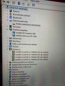 Starši Herný notebook s GTX 1050 a Windows 11 - 8