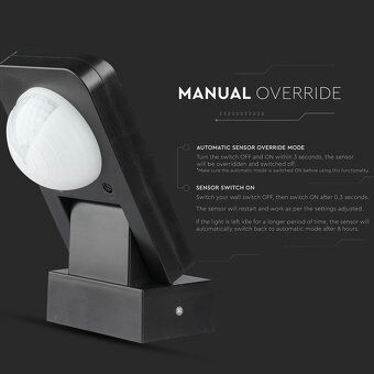 Pohybový PIR senzor V-TAC VT-8083 / SKU-15011 - 8