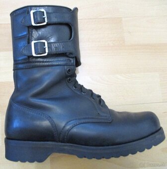 kožené kanady vzor 60 čiernej farby - 8