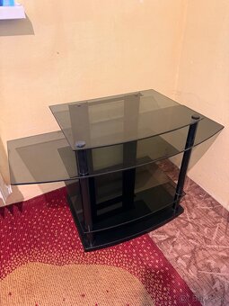 Konferencny stolik tmave sklo - 8