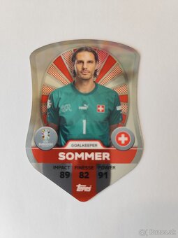 chrome shield Euro 2024 kartičky topps match attax celý set - 8