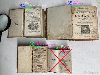 1600 - 1700 veľmi staré knihy - 8