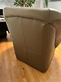 Predám kvalitné kožené kreslo Jupiter - 8