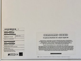 MacBook Air 13", M1/8GB/256GB, TOP STAV, Výdrž batérie 9 h. - 8