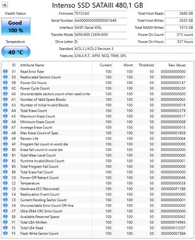 2,5" SSD Samsung / Kingspec / Intenso 500GB - 8